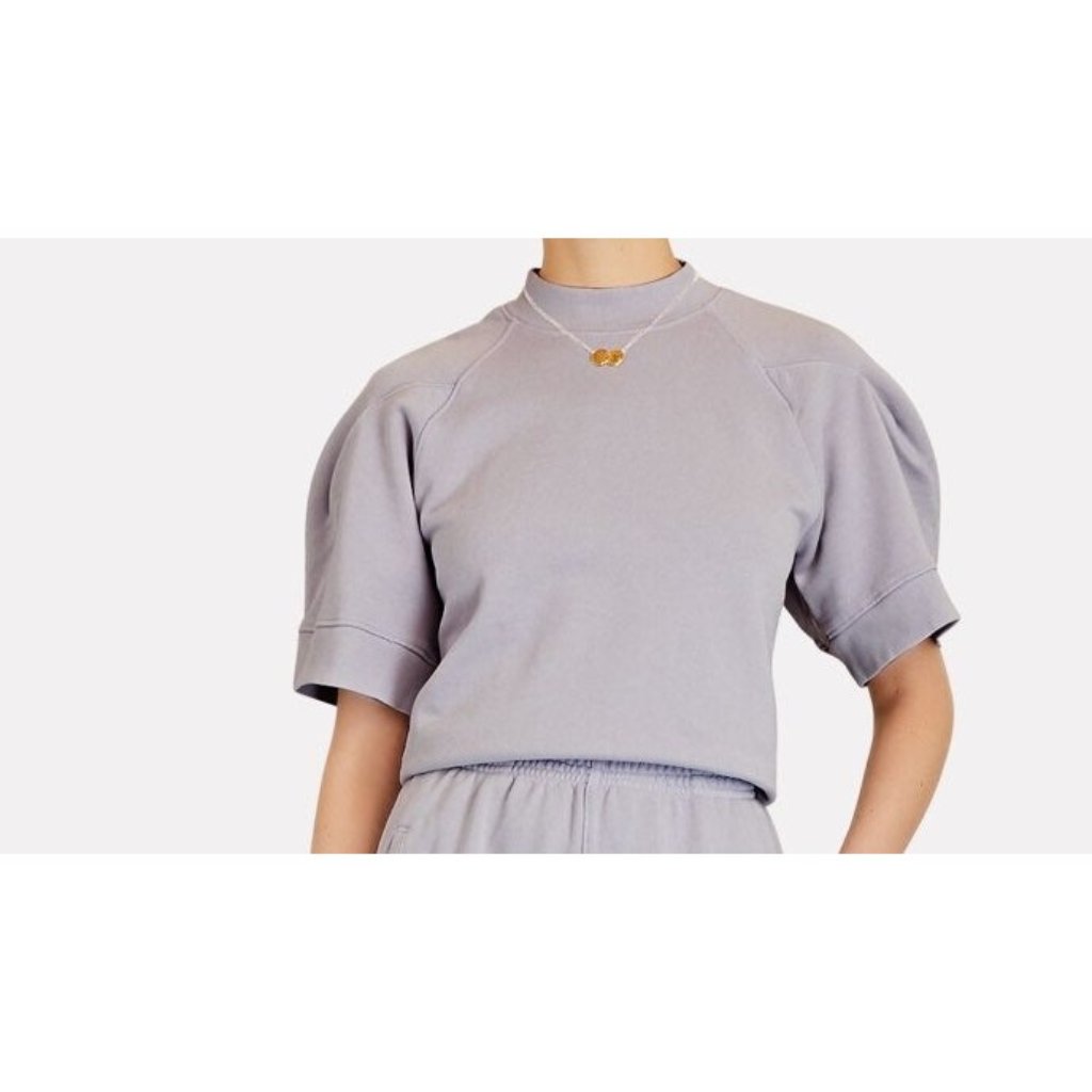 Agolde Round Shoulder Terry Sweatshirt Sz S